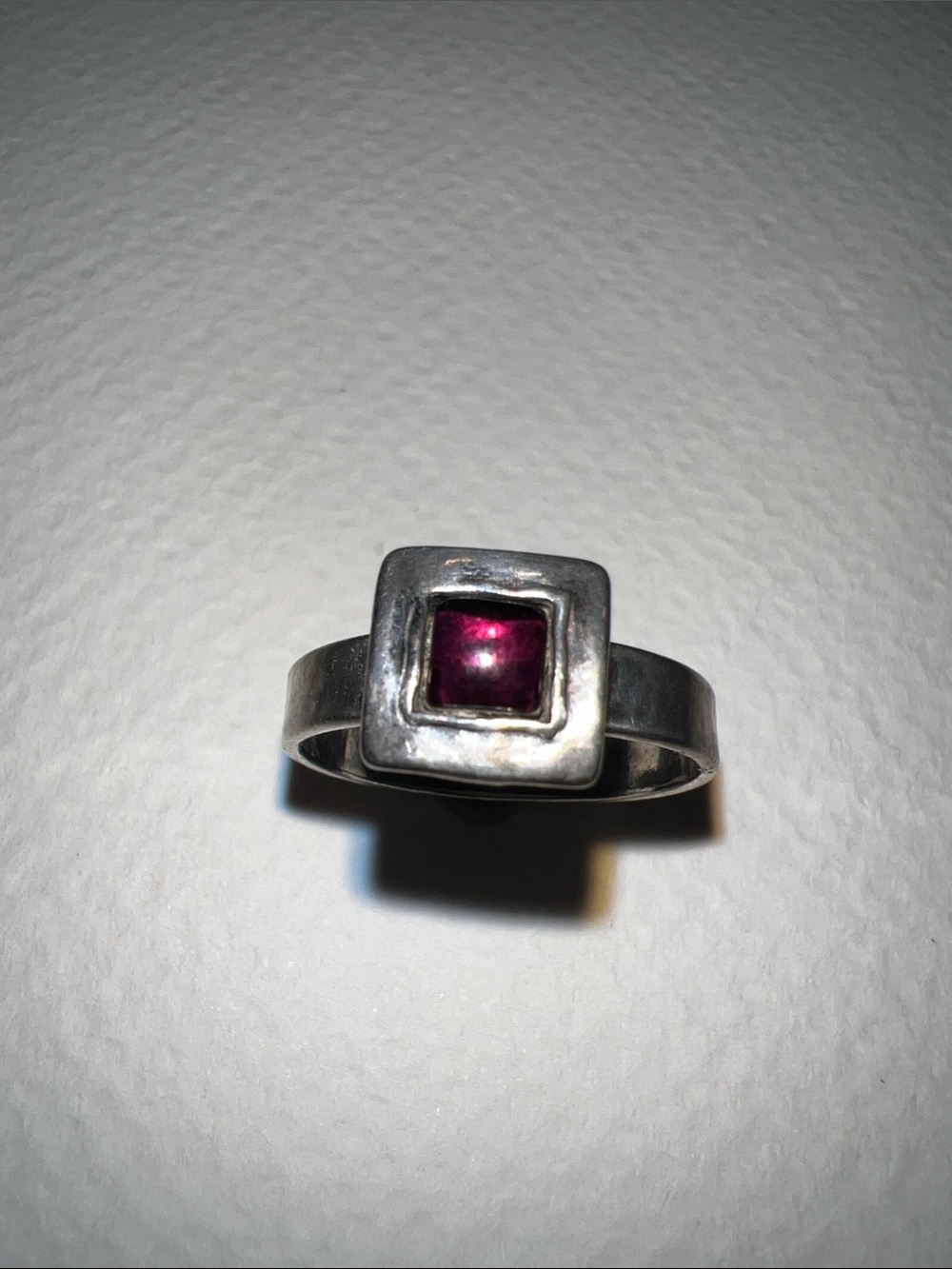 Silpada Sterling Silver Ring with Red Garnet - Picture 2 of 5